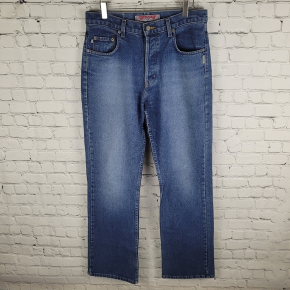 SILVER | high waist straight leg button fly 100% cotton mom jeans - Picture 6 of 10